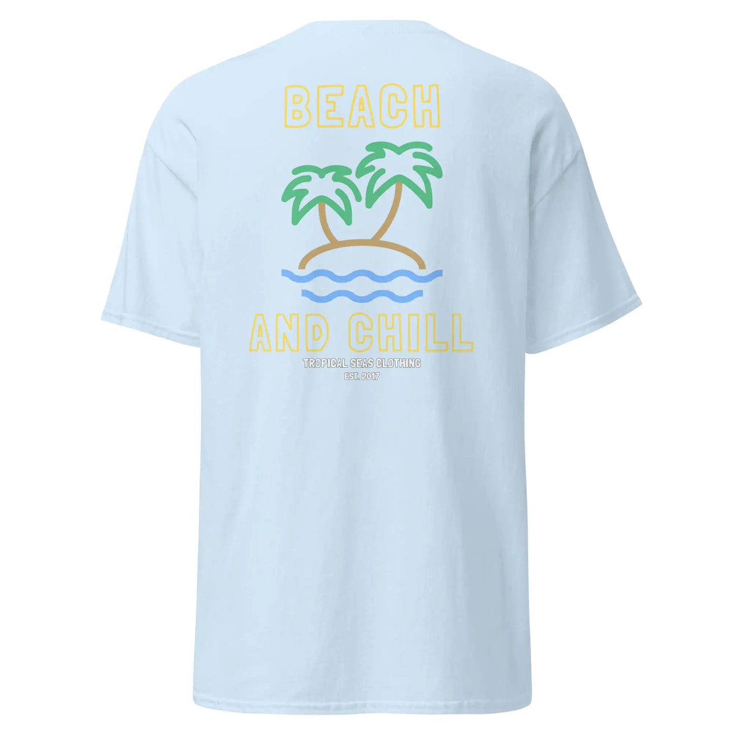 Camiseta bordada Playa y relax