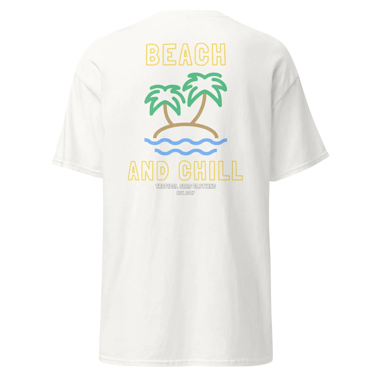 Camiseta bordada Playa y relax